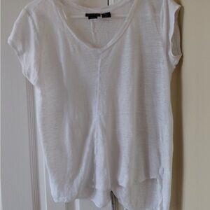 White V-Neck Women’s Tee